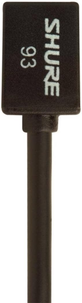 Shure WL93 Series Subminiature Condenser Lavalier Microphones,WL93- Black, with 4-Foot (1.2 m) Cable