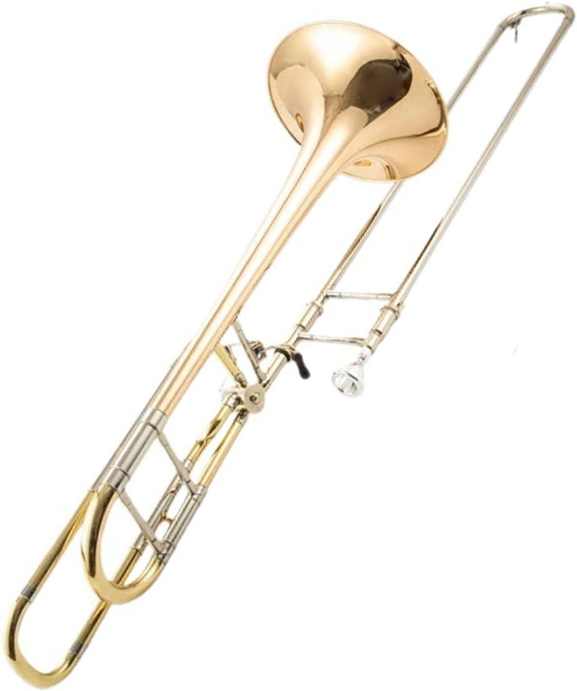 Tenor B flat trombone instrument gold tung material
