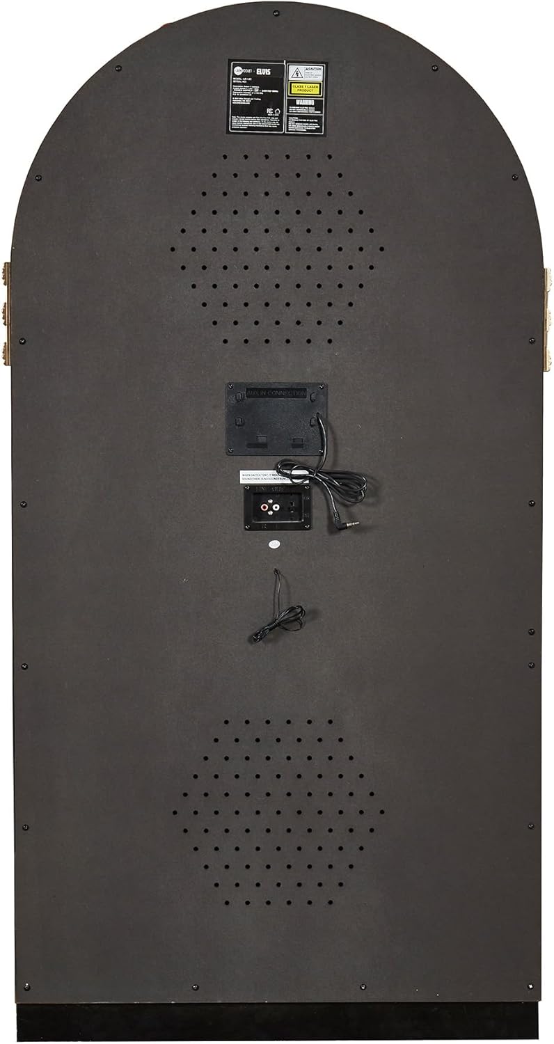 Arkrocket Full Size Jukebox Vinyl Record Player Bluetooth USB SD CD Player Radio Retro Turntable Classic Jukebox… (Saturn V - Elvis 68)