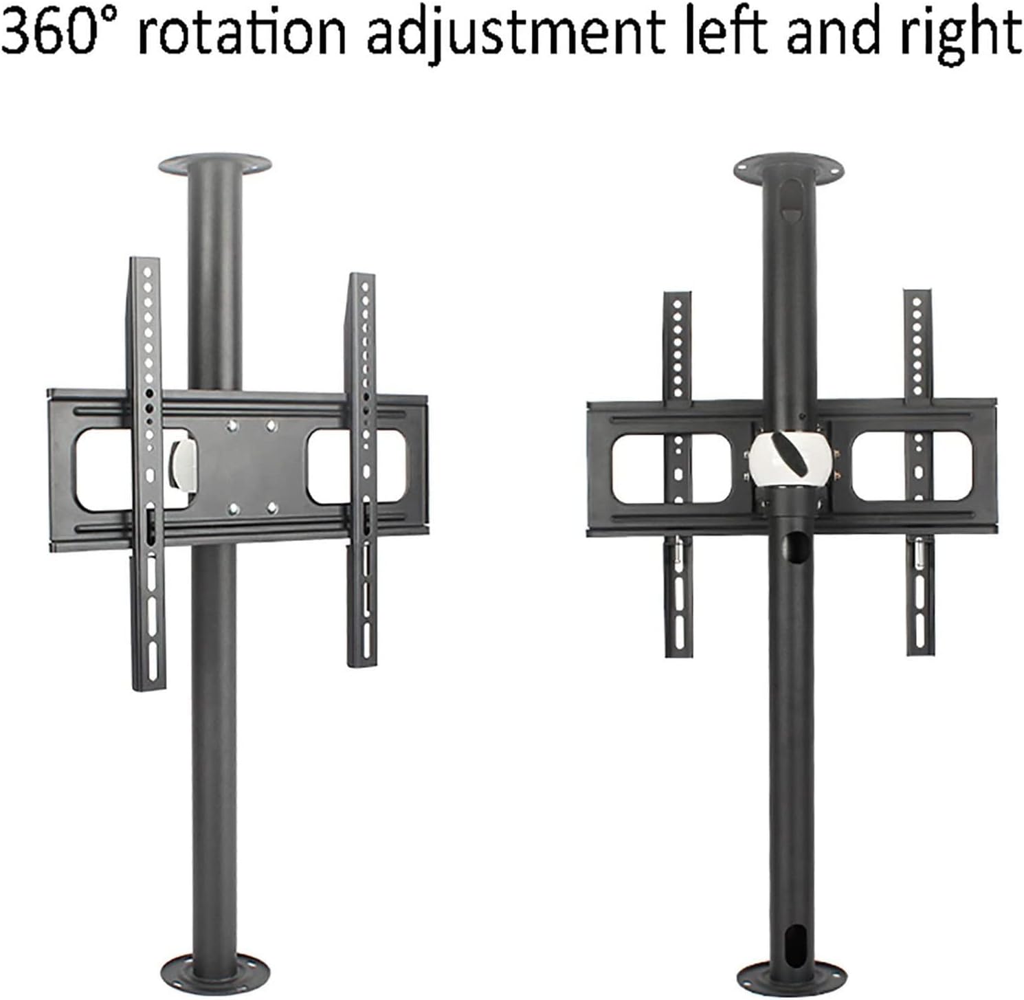 Adjustable TV Mount Bracket, TV Wall Mount Bracket, 360° Rotatable Stand, Multiple Heights, Cold Rolled Steel Material, for 32 to 55 Inch LCD TV,86114cm