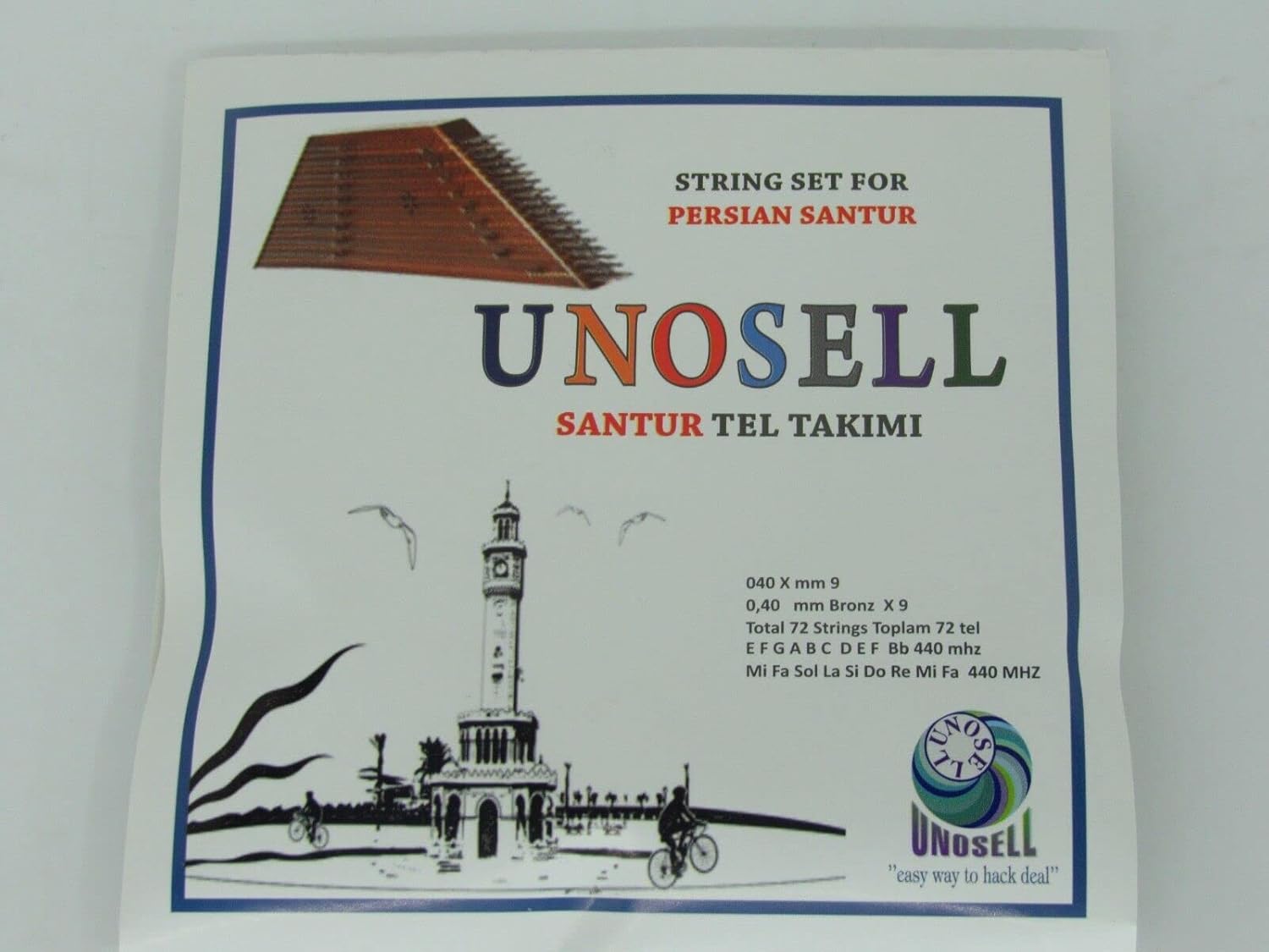 3 X String Set For Persian String Instrument Santur Santoor