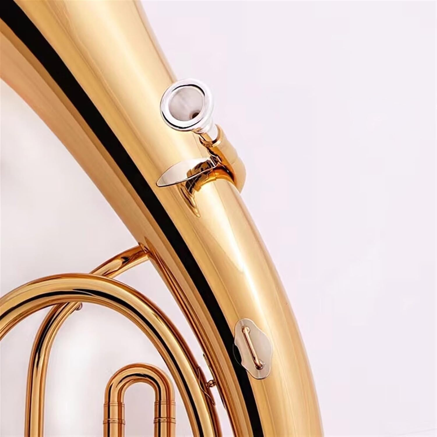 Beginner euphonium Three-flat-key Euphonium Four-flat-key Euphonium Musical Instrument B Flat Beginner Grade Examination Performance Band(Four-flat-key)
