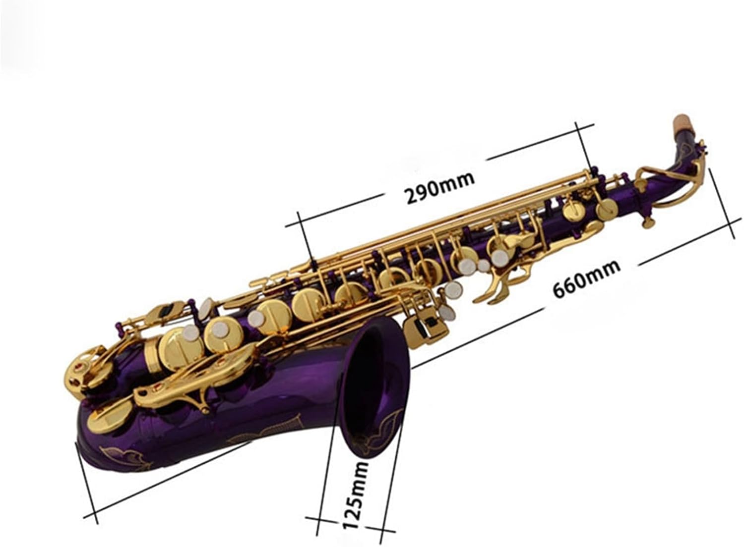 Saxophone for Beginners Saxophone Instrument Purple E Flat Alto Saxophone Professional Saxophone Woodwind Instrument
