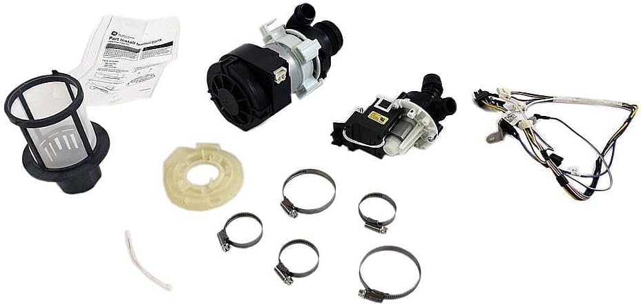 Ge WD49X23779 Dishwasher Drain Pump Kit (replaces WD35X20874) Genuine Original Equipment Manufacturer (OEM) part