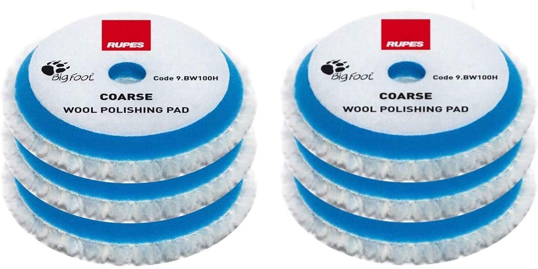 Detailer's Domain Rupes Bigfoot Coarse Blue Wool Pad 145mm/ 5.75