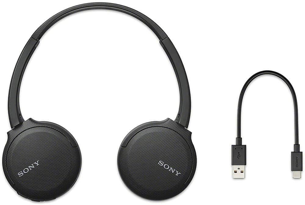Sony Wireless Headphones WH-CH510: Wireless Bluetooth On-Ear Headset with Mic for Phone-Call, Black
