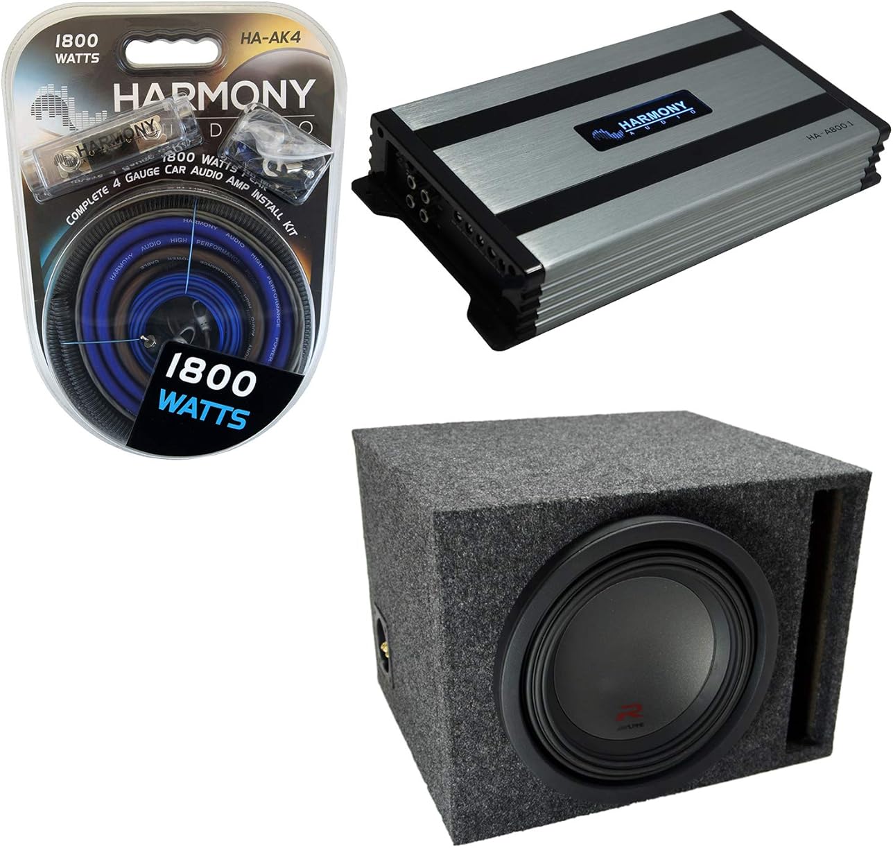 Harmony Audio Universal Car Stereo Vented Port Single 10