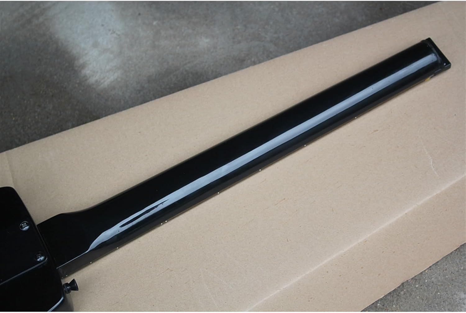 VENEKA Headless Electric Guitar Black 6 Strings 24 Frets Headless Electric Guitar with Rosewood Fretboard