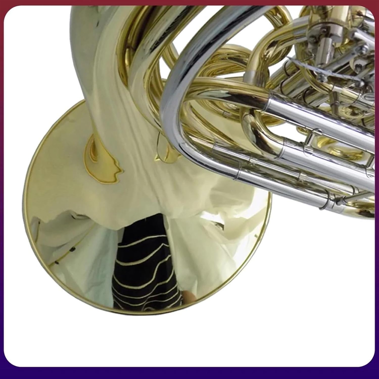 Brass French Horn F/Bb French Horn Musical Instruments Double Yellow Brass Body With Case Mouthpiece Lacquer Finish