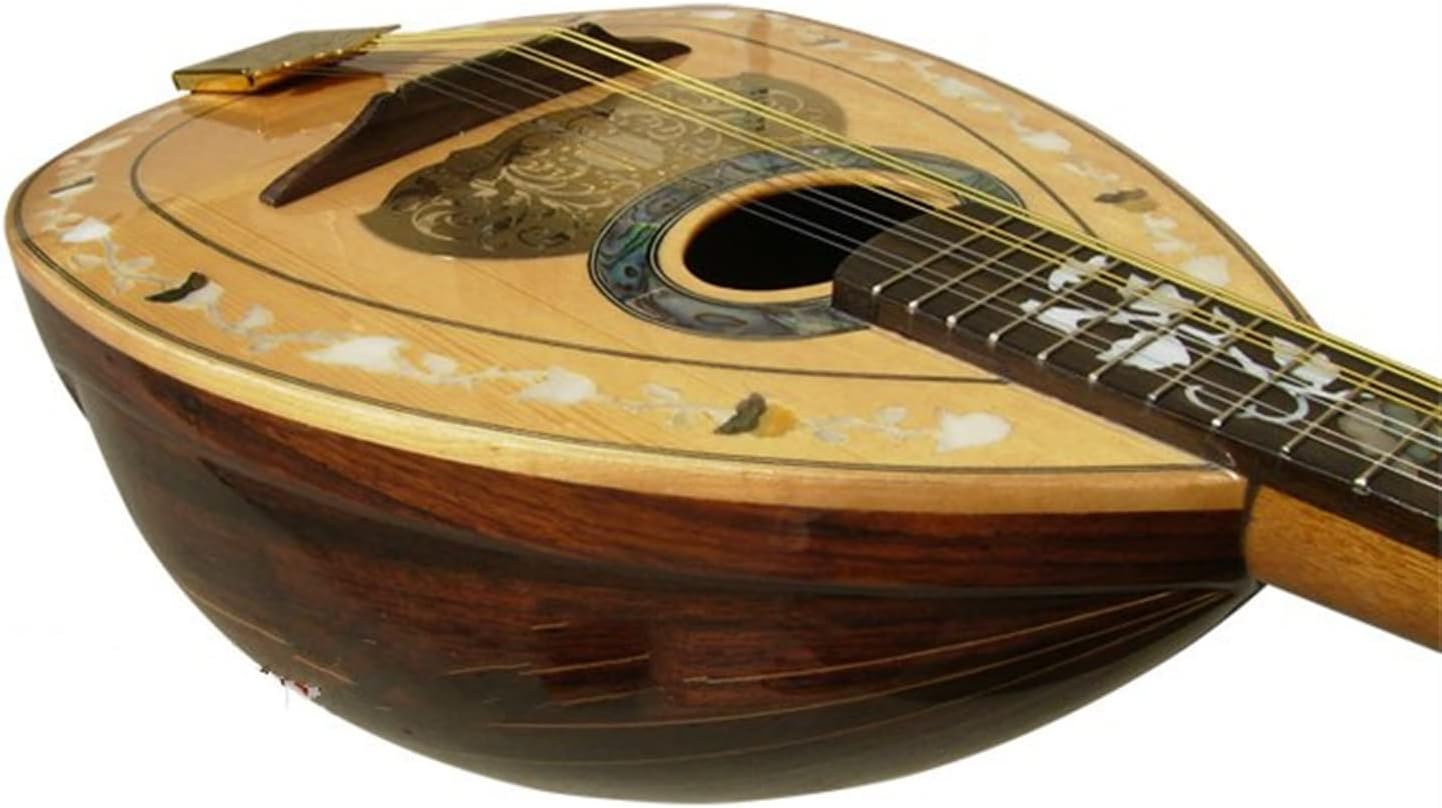 TSTS Mandolin Musical Instrument Handmade with Piano Box Full Single Octet Mandolin Musical Instrument