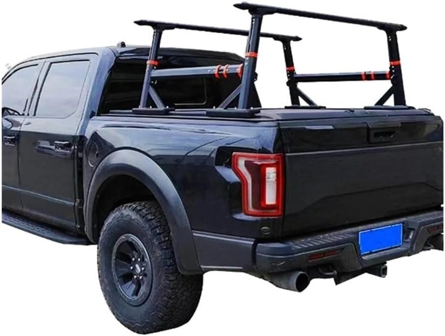Car Accessories Aluminum Alloy Roll Bar Pickup Truck Bed Rack Storage Exterior Accessories Overland Bed Racks Cargo Carrier Compatible for Tacoma