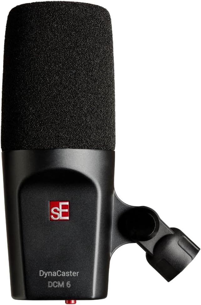 SE Electronics DCM6 Dynacaster DCM 6 Broadcast Microphone, Black