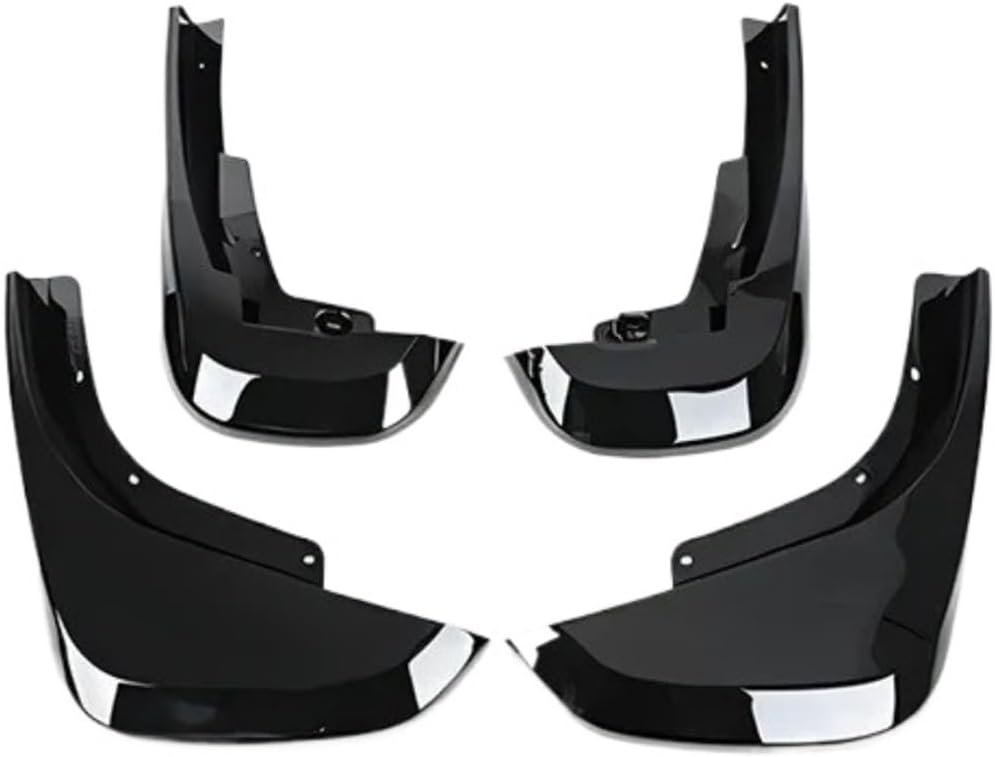Compatible for Defender Mudguard L663 90 110 Soft PP Fender/Land Rover Acceossories No Punching Mud Flaps Car Splash Guards(Gloss Black)