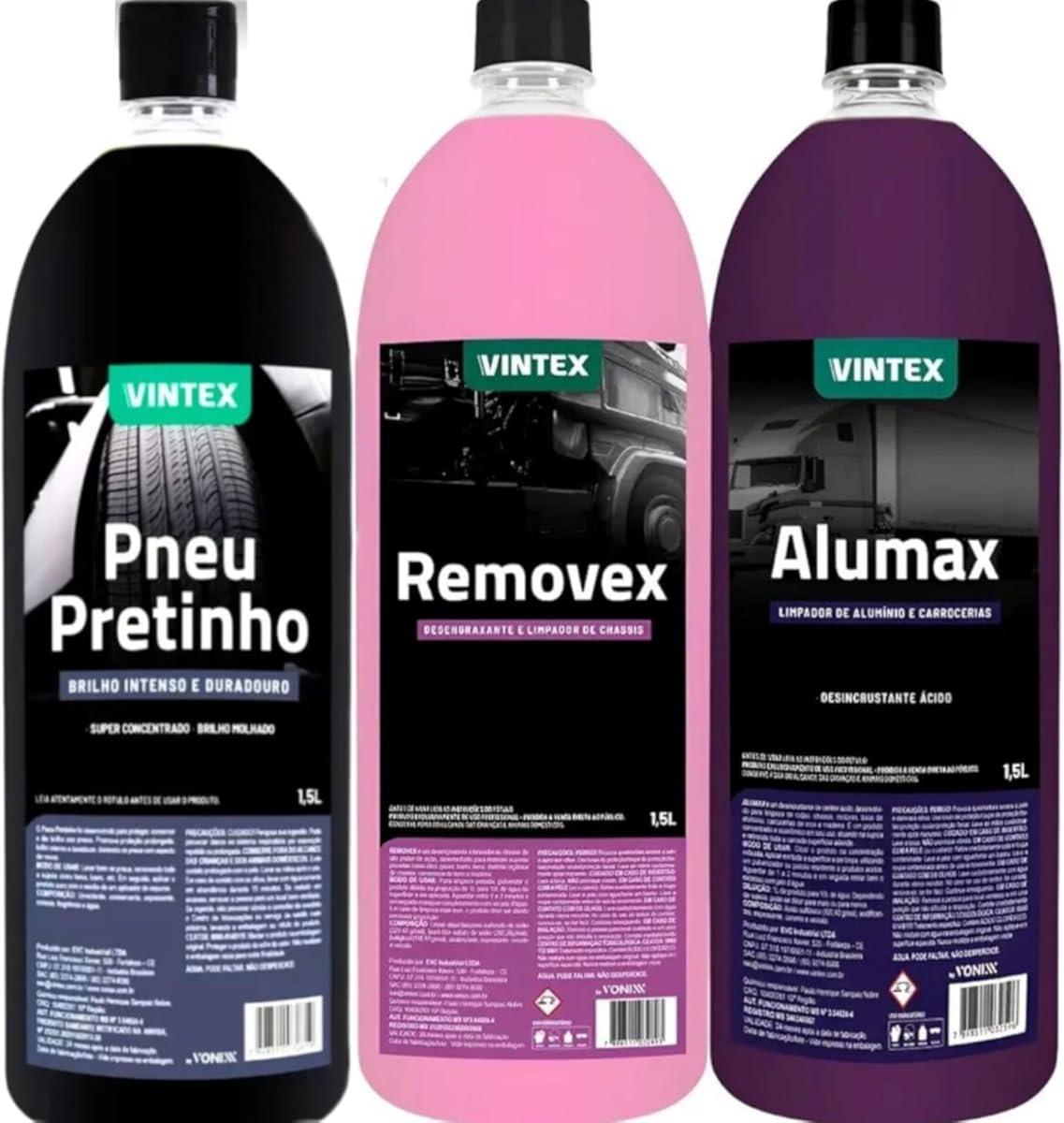KIT ALUMAXX+REMOVEXX AUTOMOTIVE shampoo kit, for cleaning aluminum, engines, wheels and aluminum chassis + High-gloss protective cream for dark tires / 1.5 LITERS EACH.