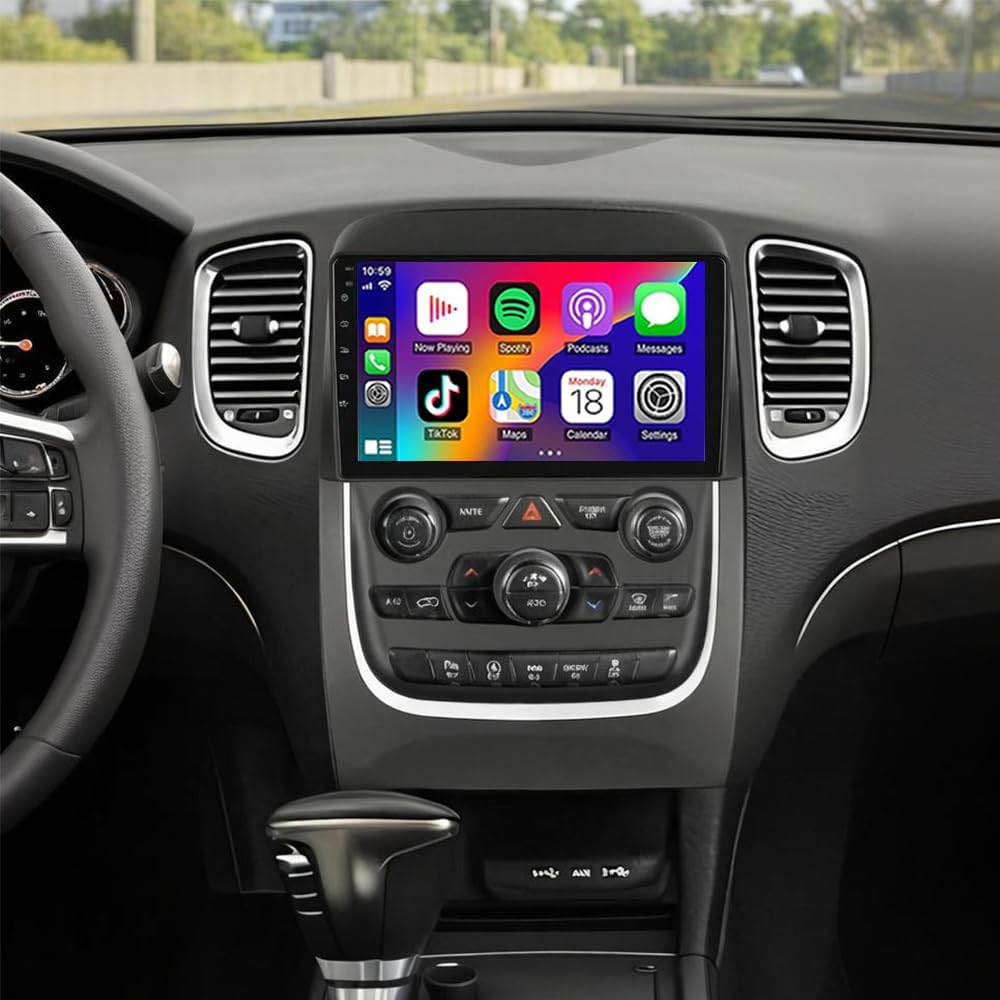 2+64GB Android 15 Car Radio for Dodge Durango 2014-2020 with Wireless Carplay Android Auto, 9