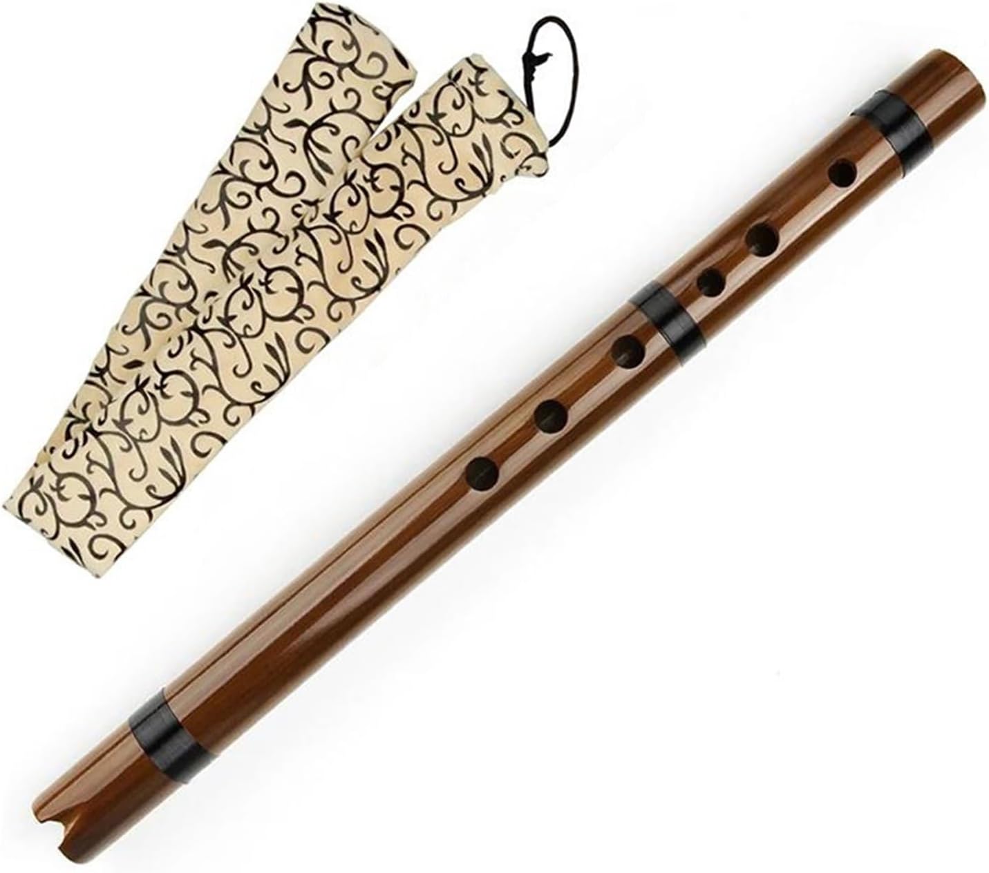 G Key Brown Flute Woodwind Instrument(A KEY)