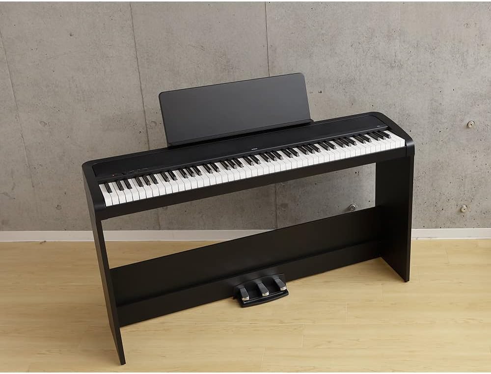 Korg B2 88-Key Digital Piano w/stand; Audio/MIDI USB; Software Included - Black