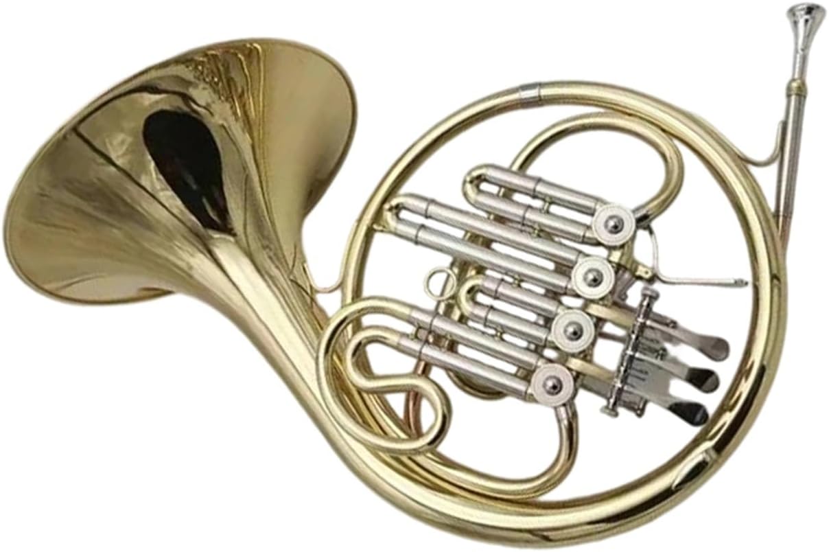 4 Key French Horn Professional Exquisite French Horn 4 Key Bb Brass Instrument With Case
