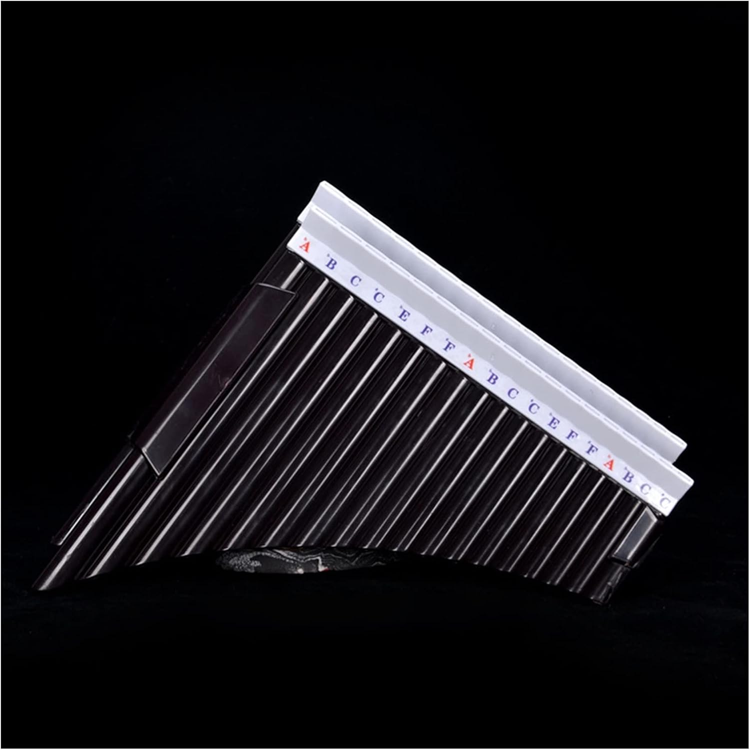 PanPipes Woodwind Instrument 36 Pipes Pan Flute C Key ABS Plastic Traditional Woodwind Musical Instrument (Color : Coffee)