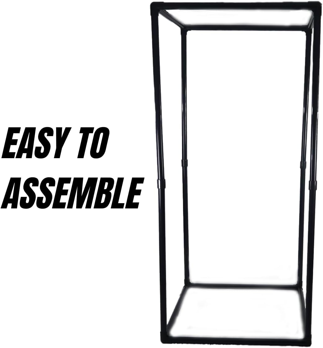 Portable Vocal Booth for Crystal-Clear Audio Recording With Multi-Color LED Lights and Travel Bag