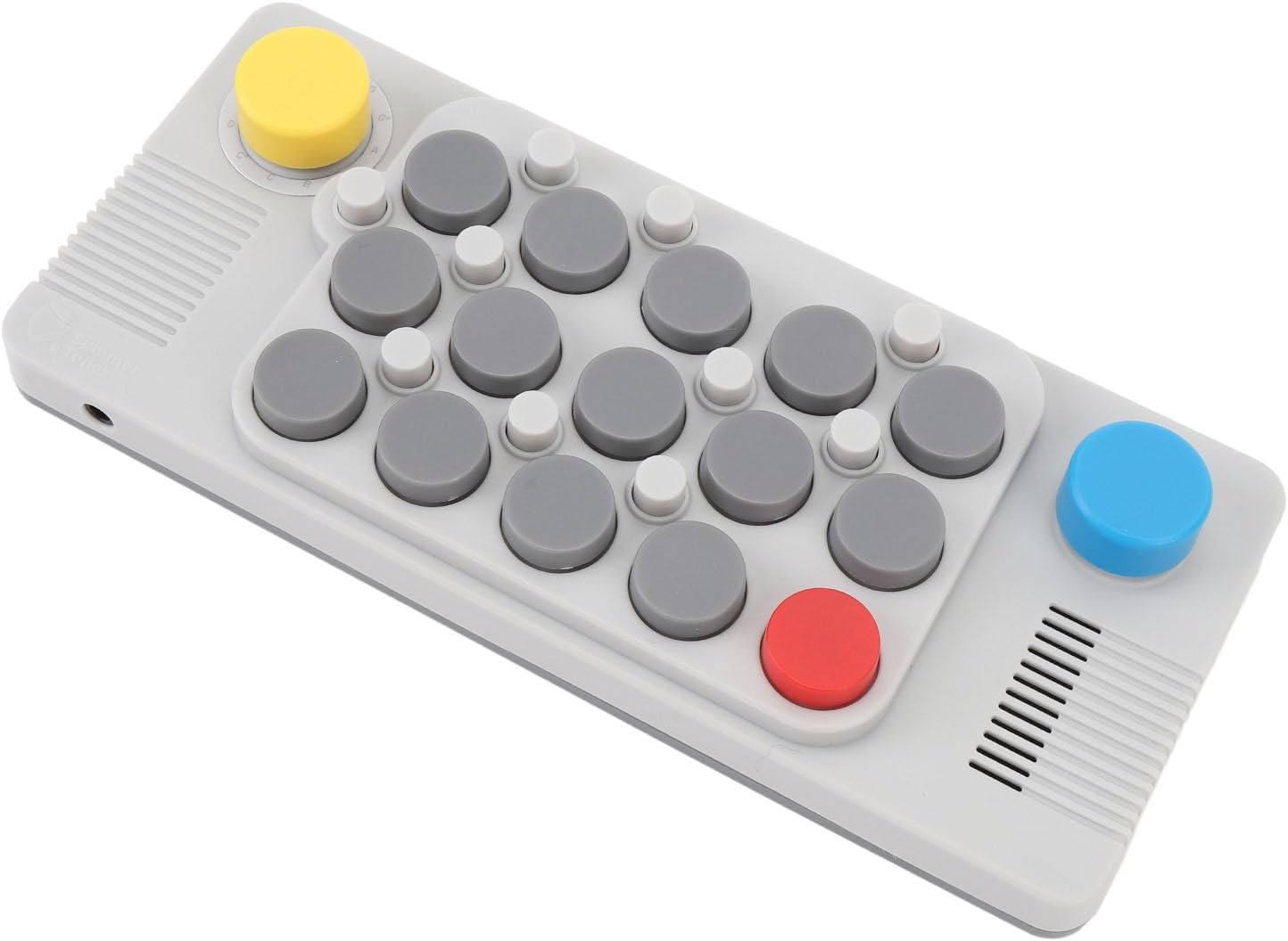 Pocket Music Keyboard, Small MIDI Keyboard Adjustable with 3.5mm Jack, Bluetooth Portable Electric Music Keyboard with Keyboard Stickers for Beginners