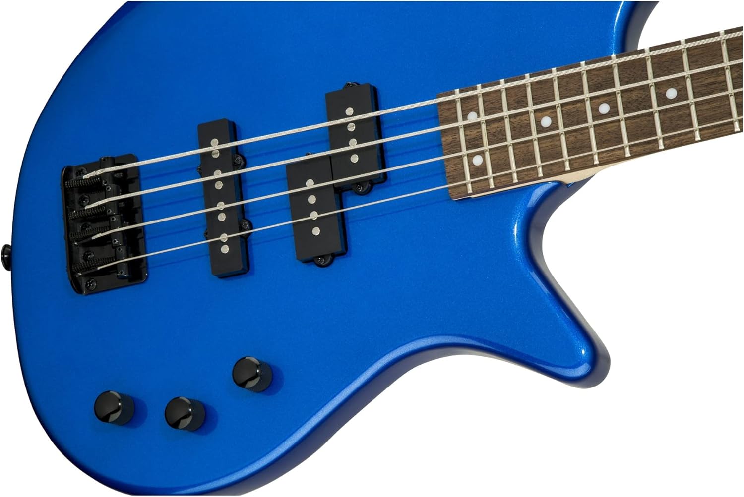 Jackson JS Series Spectra Bass JS2, Metallic Blue, Laurel Fingerboard