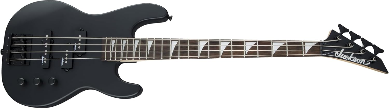 Jackson JS Series Concert Bass JS1X, Satin Black, Amaranth Fingerboard