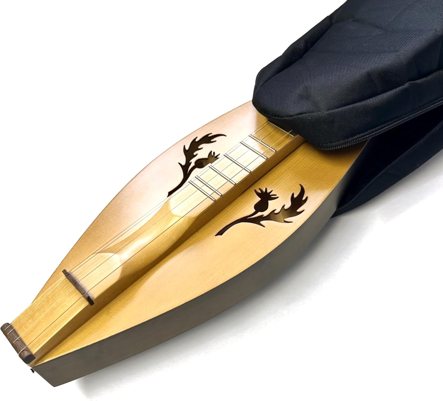 The Dannan Thistle Appalachian Mountain Dulcimer with Gig Bag