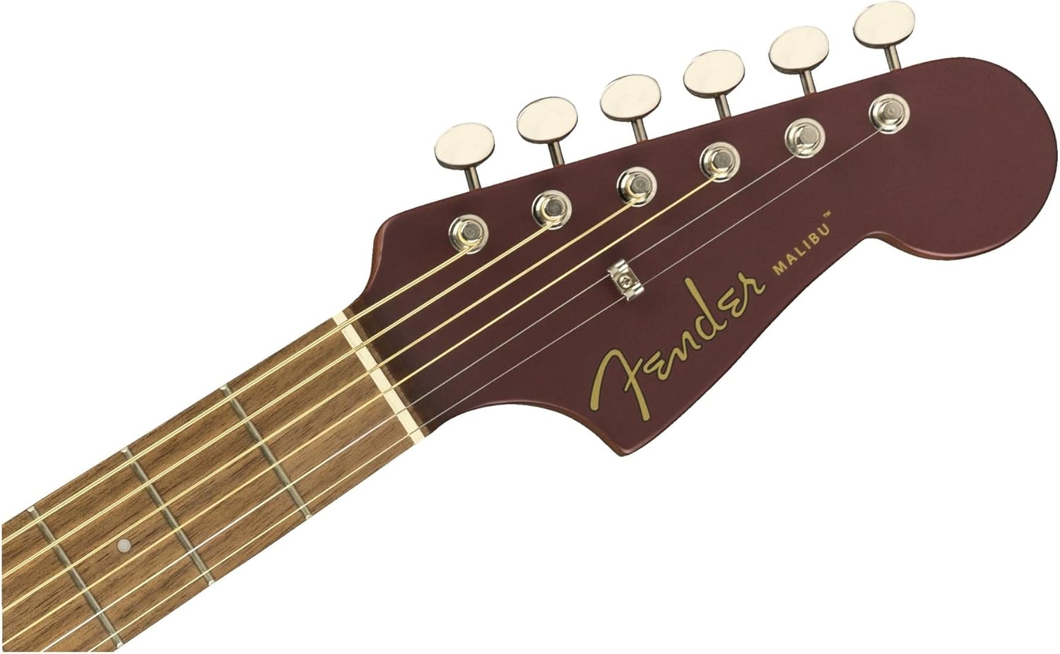 Fender Malibu Player Acoustic Electric Guitar, Burgundy Satin, Walnut Fingerboard