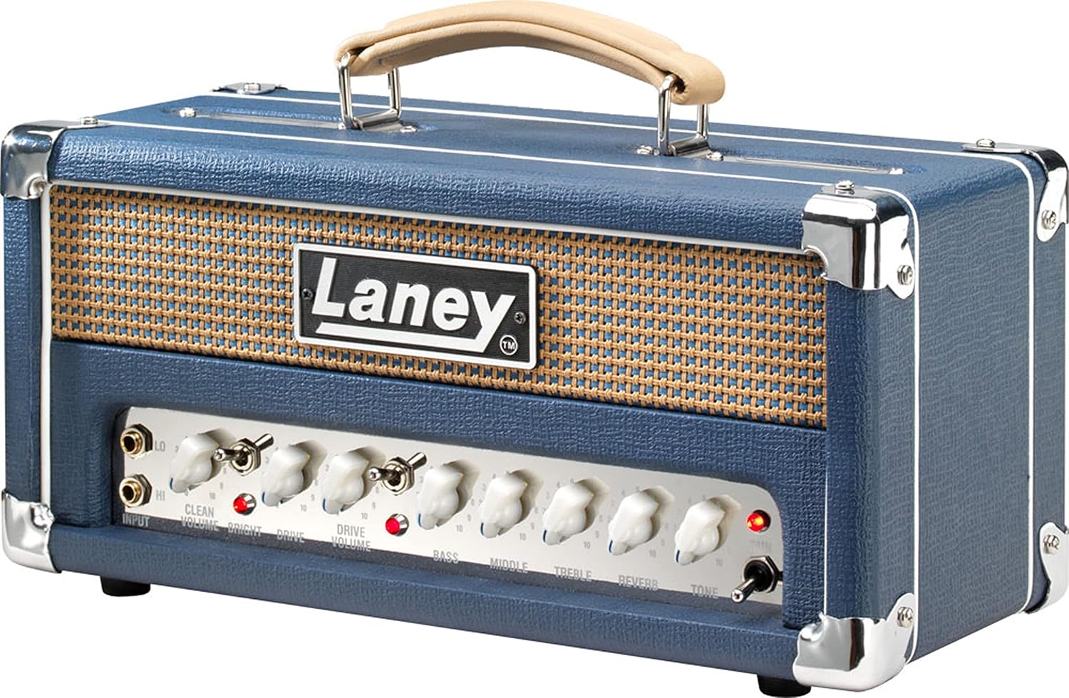 Laney Lionheart L5-Studio All Tube Head 5W Class A USB Interface, Blue