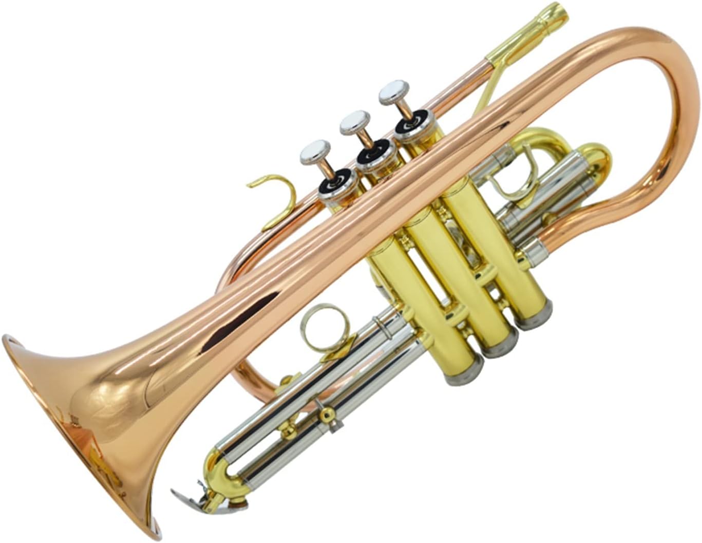 KESHUO B-Flat Cornet Musical Instrument Phosphor Bronze Material Beginner Grade Test Professional Playing Band Trumpets