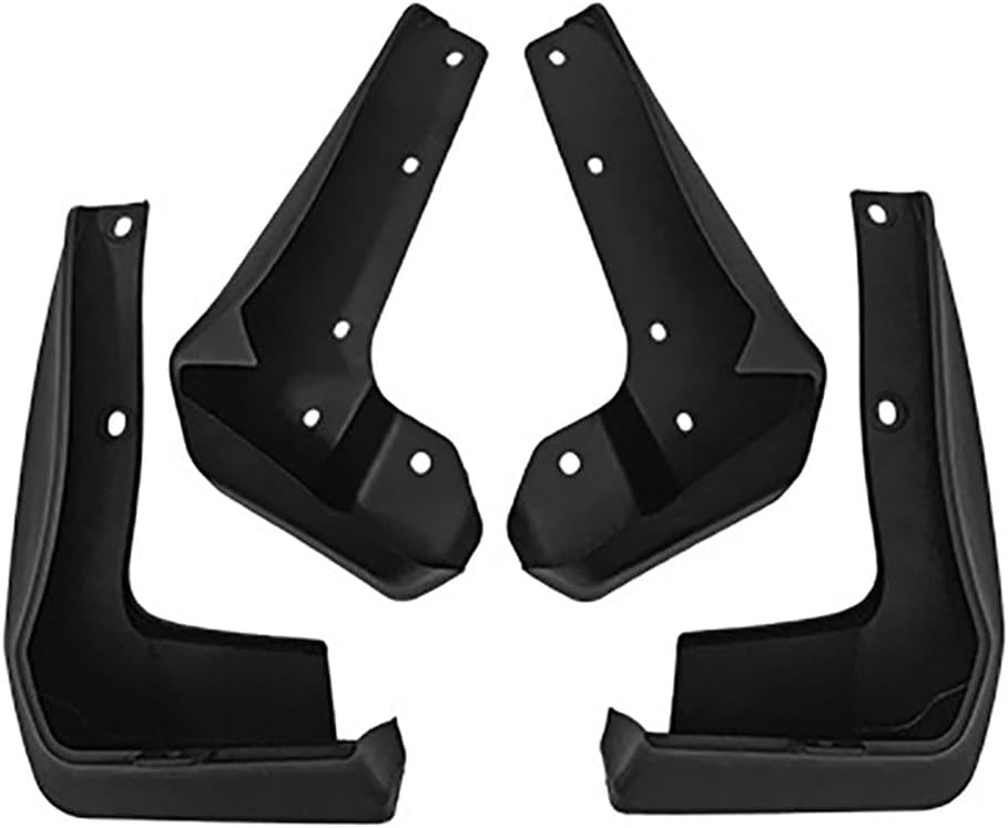 Car Mud Flaps Kit for Honda 2019 Civic (Sports Edition - with Side Skirts),4PC Front Rear Splash Guards Wear Resistant Easy Install Wings Automotive Accessories