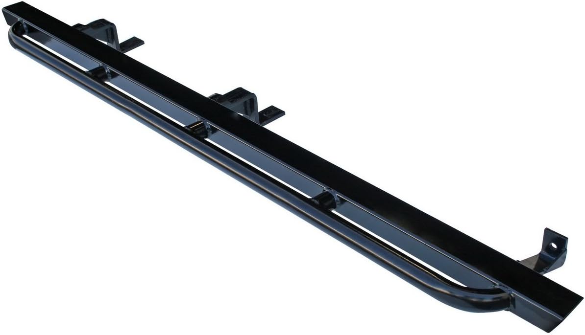 Body Armor 4x4 JK-4122 Black - Steel RockCrawler Sidebars for 2007-2013 Jeep JK 2-Door (Pair)