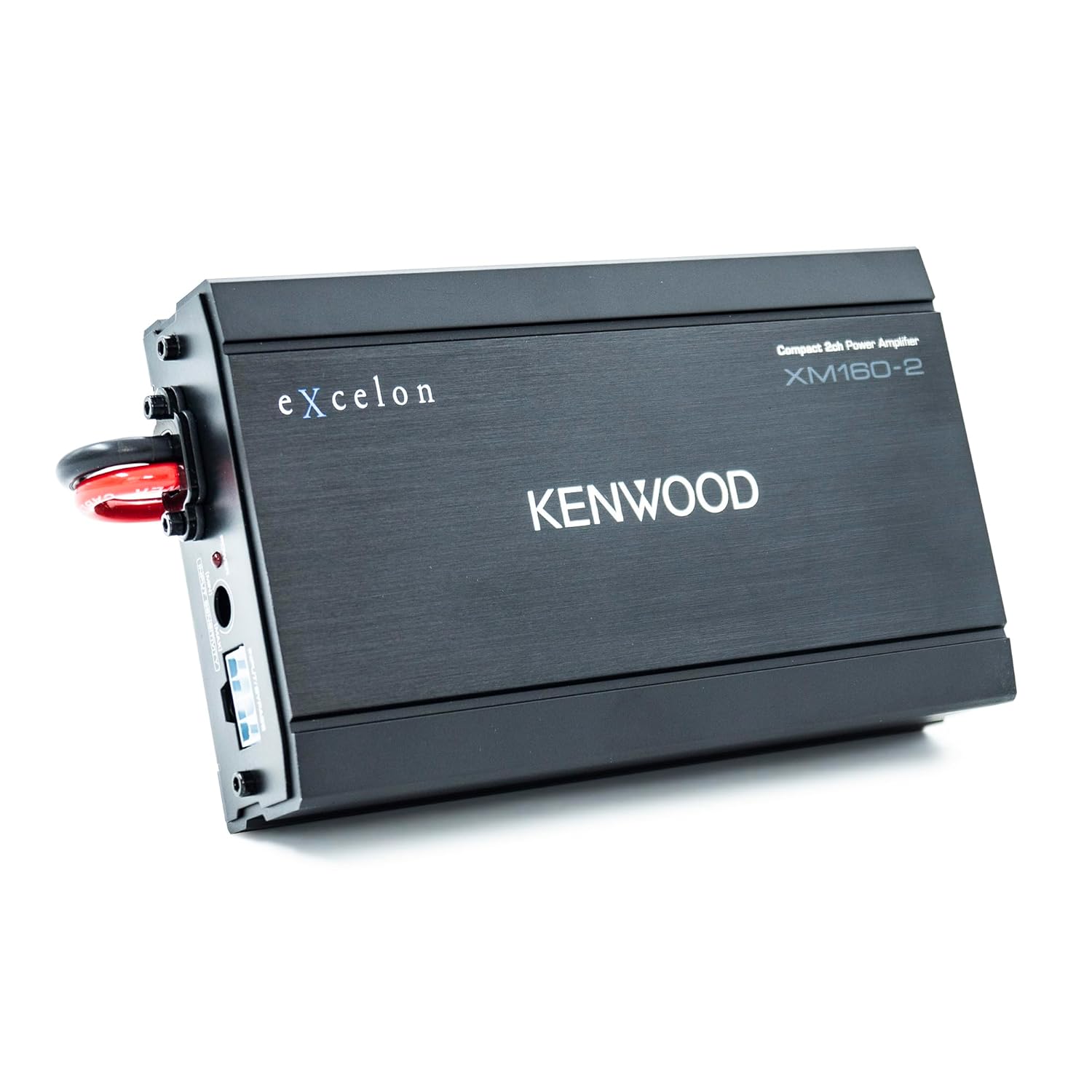 Kenwood Excelon XM160-2 Motorcycle Amplifier, 2 Channel Audio Amplifier for Select 2014-Up Harley-Davidson Motorcycles, 80 watts RMS x 2 at 2 Ohms, Class D Amp Technology, Includes Mounting Plates