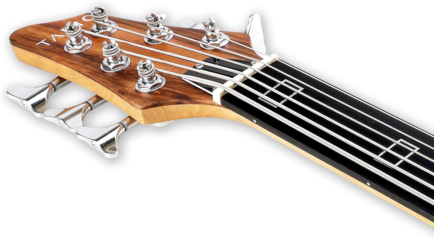 Fretless 6 String Electric Bass Guitar Millettia Laurentii+Okoume body