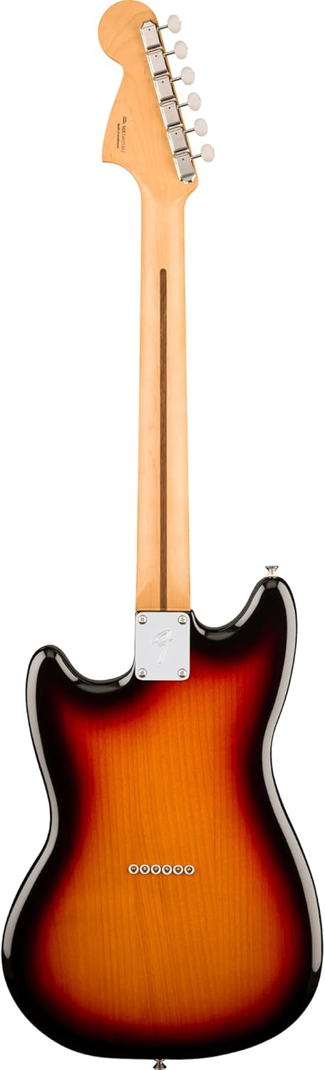 Fender Player II Mustang - 3-Color Sunburst Bundle with Gig Bag, Strap, Cable, 3-Pack Picks and Guitar Cleaning Kit