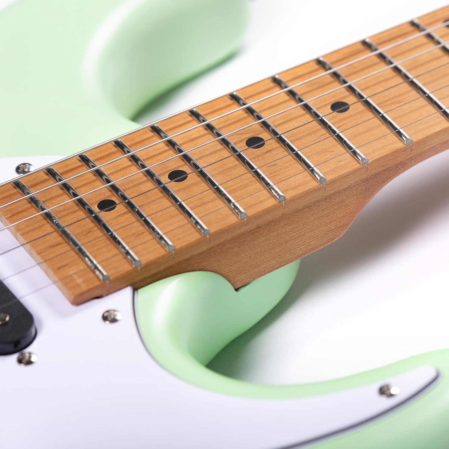 Grote Electric Solid Body Guitar Modern-GST For Beginners (Surf Green)