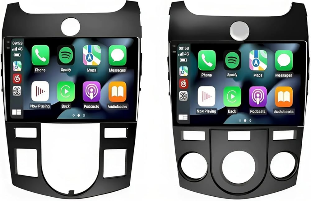 Android 13 Car Radio Compatible with Kia Cerato Forte 2009-2013 Stereo Replacement Head Unit 10.4 Inch IPS Carplay Android Auto Navigation Multimedia Play WiFi Bluetooth