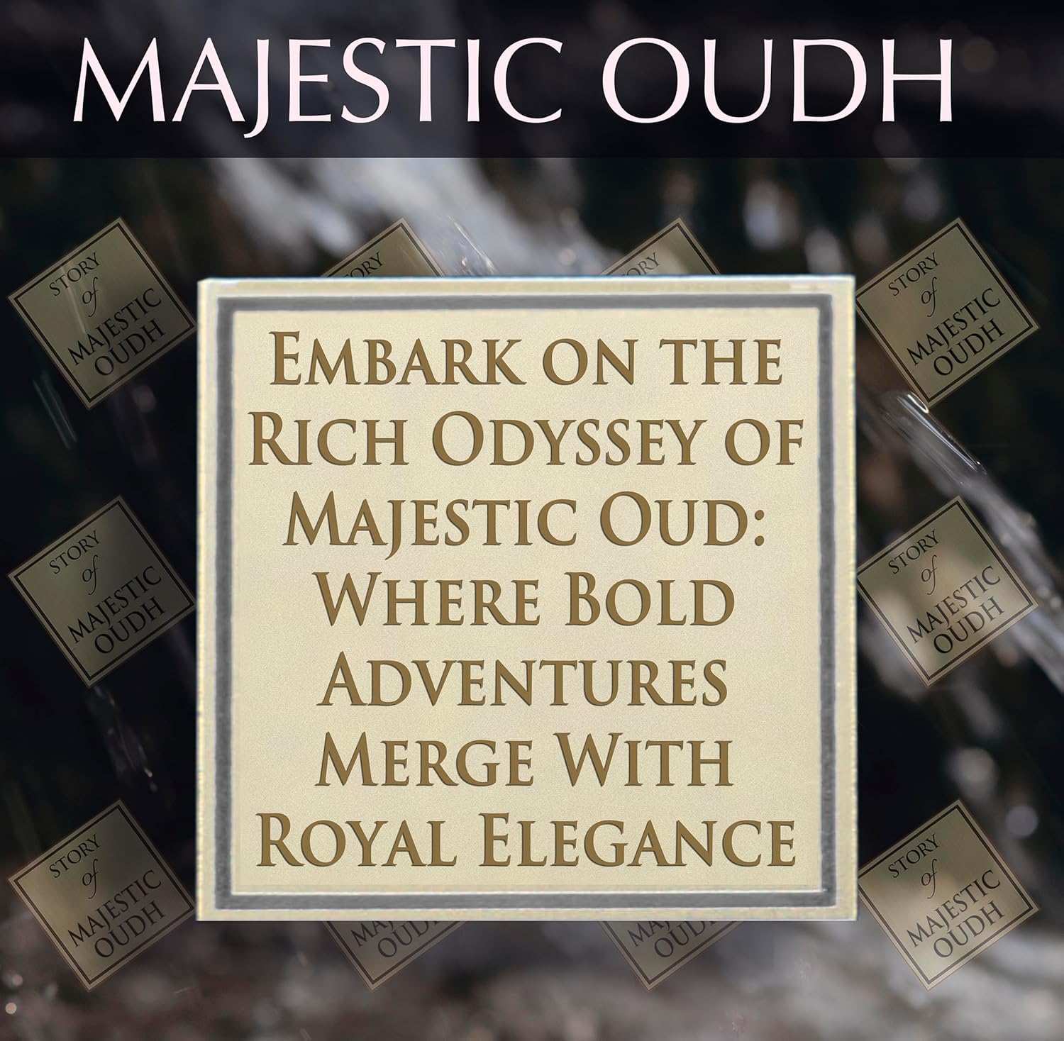 Prince Parfums Dubai - Majestic Oudh Extrait de Parfum - Unisex Luxury Fragrance - 3.4 oz - Long-Lasting Signature Scent - Sophisticated, Rich Oudh with Amber, Vanilla, and Musk