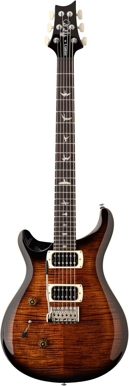 PRS SE Custom 24 Lefty, Black Gold Burst with Gigbag
