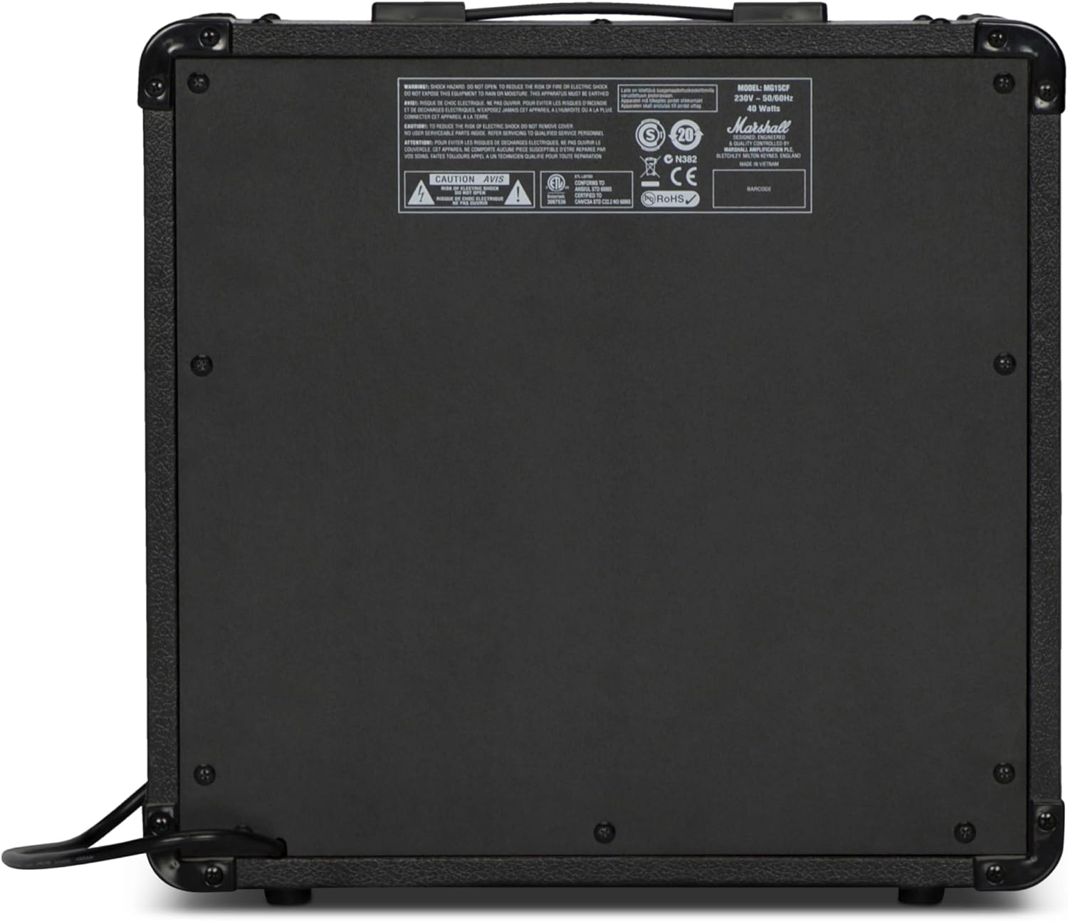 Marshall Amps M-MG15G-U 15W 1x8 Combo in Gold with DFX CF