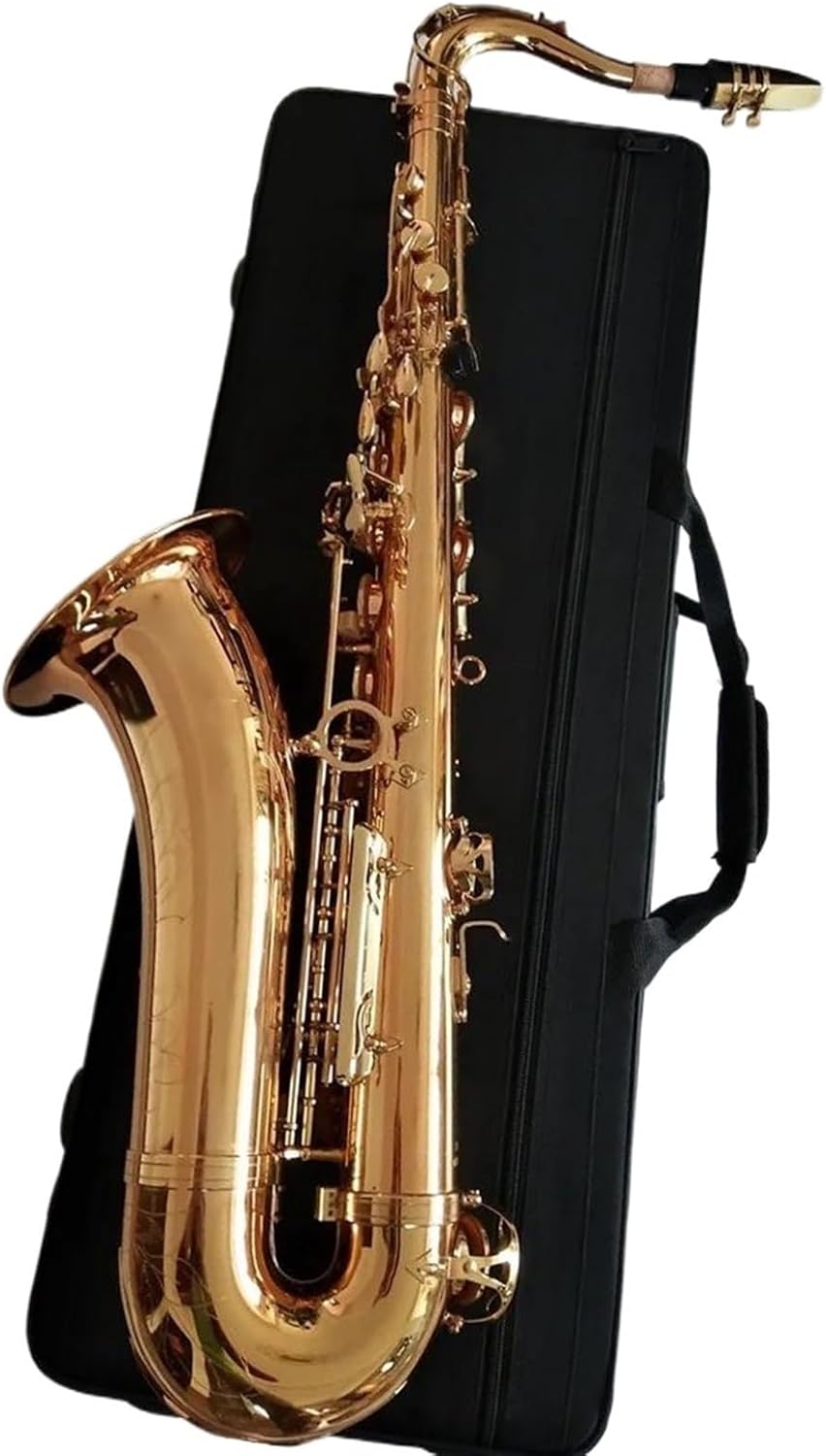 Woodwind Instruments Professional Japan Bb Tenor Saxophone Playing Gold Tenor Sax With Mouthpiece