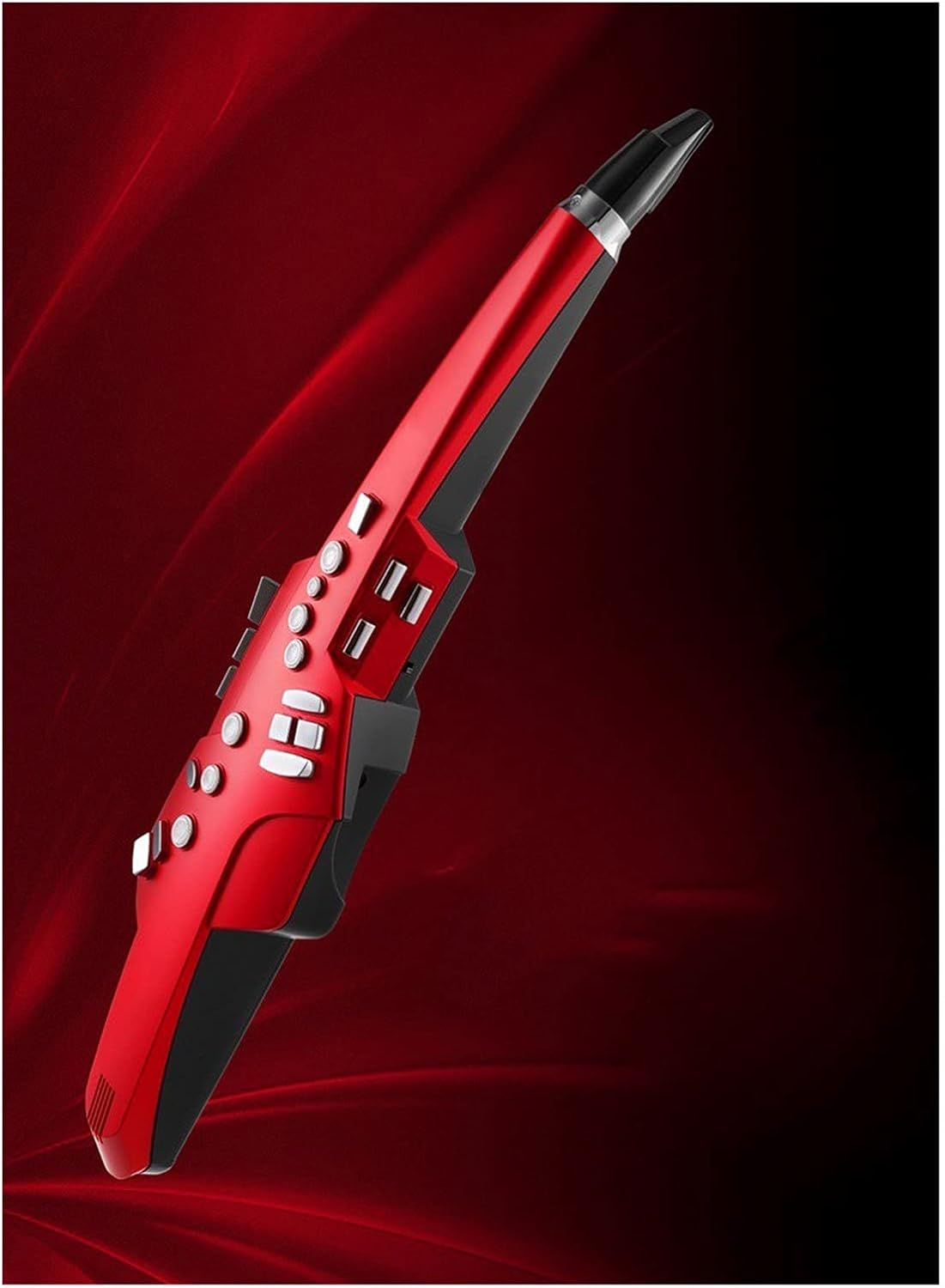 Sax Beginners Kit Electric Wind Instrument Electric Saxophone Self-Taught Performance Grade Wind Instrument Suitable for Adults Wind Instrument (Color : Crimson)