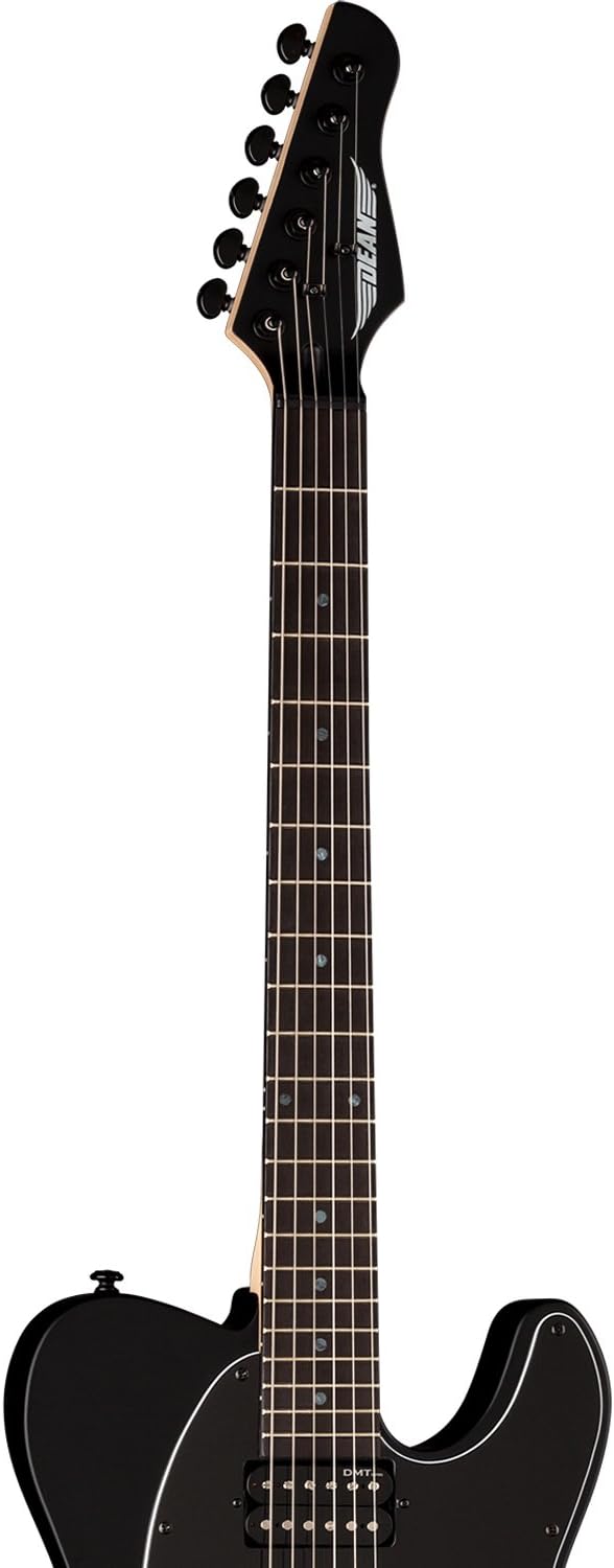 Dean NV BKS NashVegas Solid-Body Electric Guitar, Black Satin