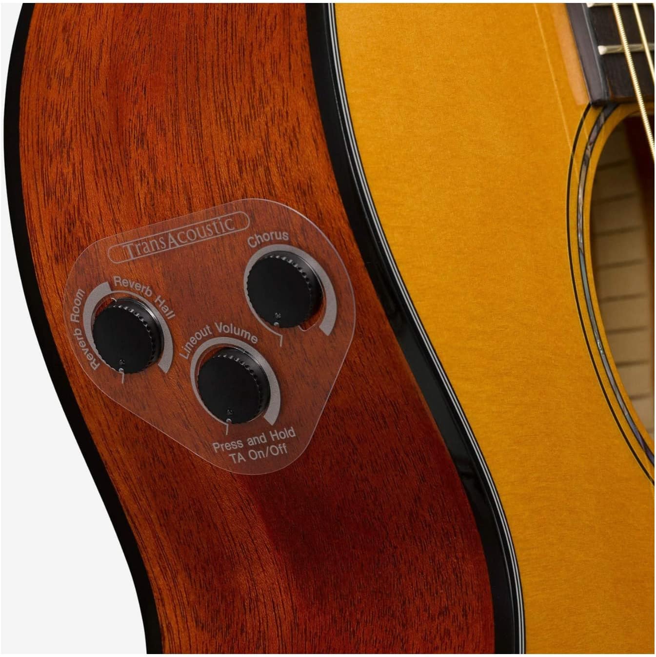 Yamaha CSF-TA Parlor Transacoustic Guitar with Chorus and Reverb - Gig Bag Included