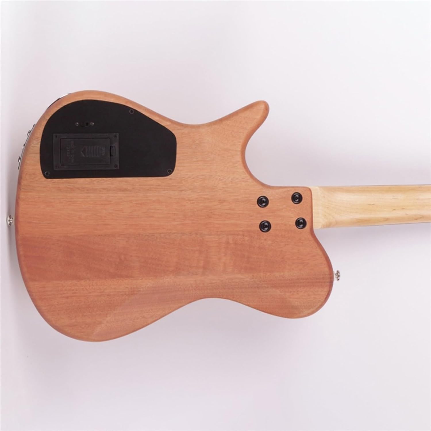 24 Frets Headless Silent Left/Right Hand Travel Mini Portable Built in Effector Electric Acoustic Guitar Professional Headless Guitar (Color : Right 01)