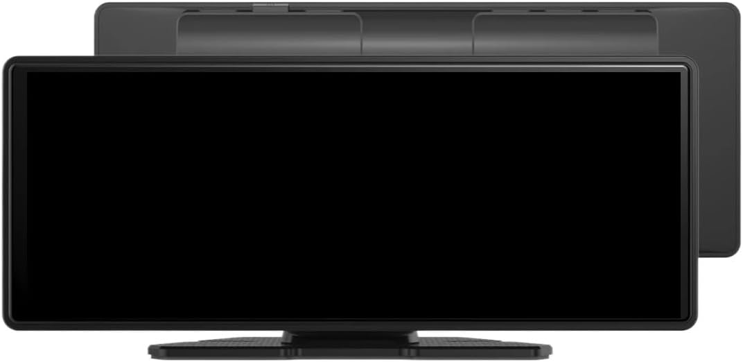 Pionray 10.26 inch Portable 4K Car DVR Wireless Carplay & Android GPS Navigation Video Recorder Dashboard Dual Lens WiFi FM