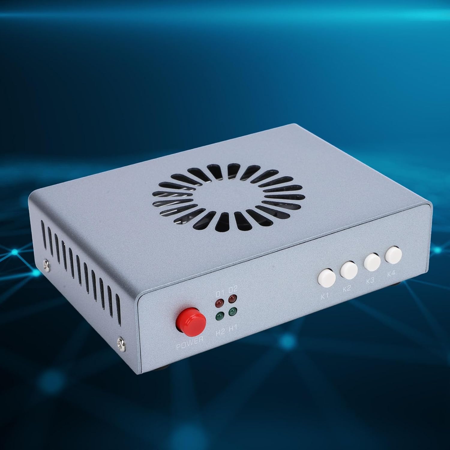 HD Multimedia Interface Synthesizer, HD Multimedia Interface Fixer, Lossless Transmission, Dual Signal Input, Built in Fan, Aluminum Alloy (US Plug)