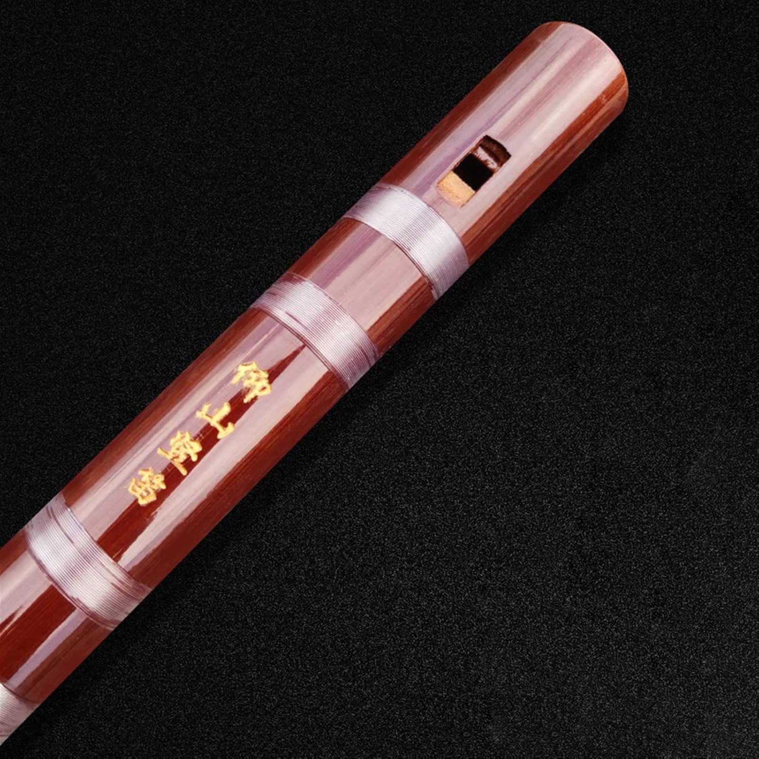 TSTS Chinese Bamboo Flute Professional Brown Bamboo Flute Piccolo 6-Hole Recorder Children Beginner Adult Woodwind Instrument (Color : C)