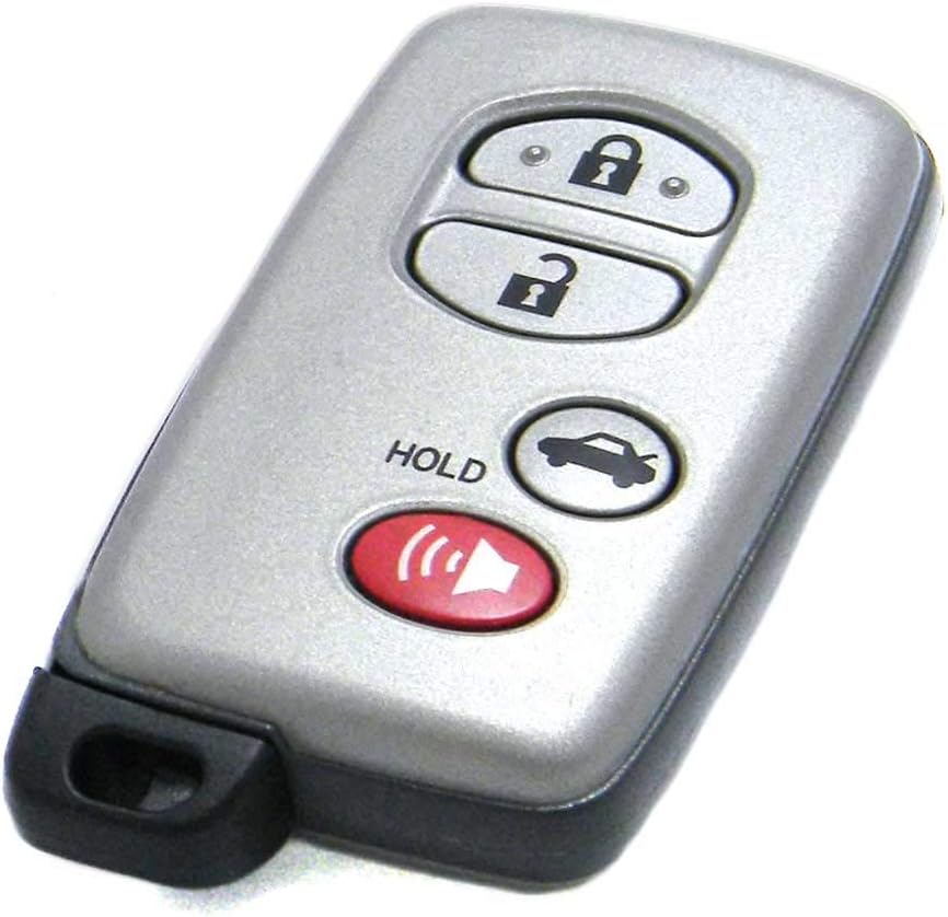 OEM Electronic 4-Button Smart Key Fob Remote Compatible with Toyota (FCC ID: HYQ14AAB, P/N: 89904-06040, 89904-06041, 89904-33181)